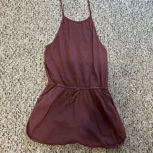 Open back romper